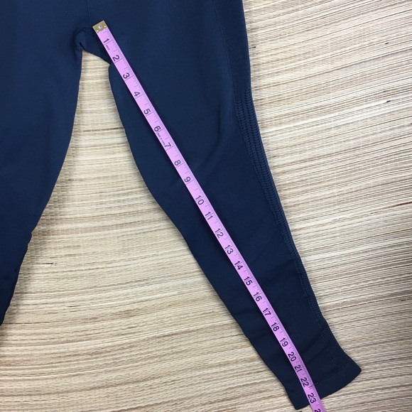 LULULEMON Flow & Go Crop Legging Astro Teal Sz. 8 - Picture 10 of 11